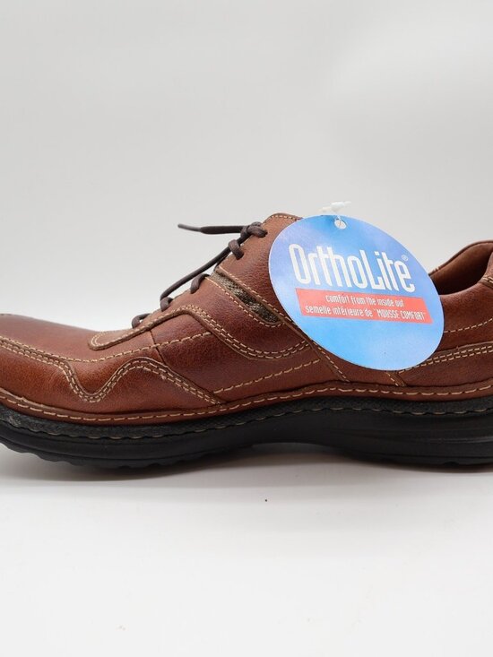 Hush Puppies Pathway Oxford 9 Tan Leather Comfort Vintage Y2K NOS main image 6